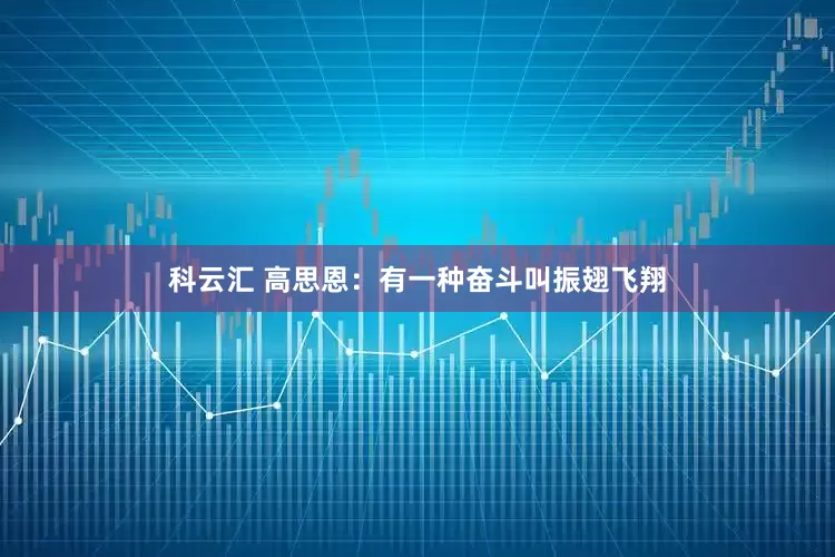 科云汇 高思恩：有一种奋斗叫振翅飞翔
